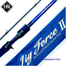 Удилище кастинговое Hearty Rise Jig Force II JF2-762HC длина 2,3м тест 17-70гр